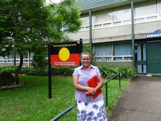 Aunty Narelle Triste at Chifley College, is proud of its Indigenous program